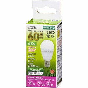 LED電球 小形 E17 60形相当 昼白色 LDA6N-G-E17 IS51(1個)[蛍光灯・電球]