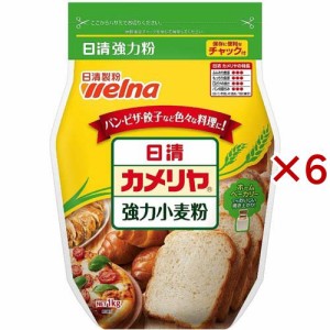 日清 カメリヤ 密封チャック付(1kg×6セット)[小麦粉]