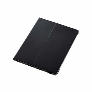 エレコム iPad Pro 12.9インチ用ケース ソフトレザー 手帳型 2アングル ブラック(1個)[映像関連　その他]