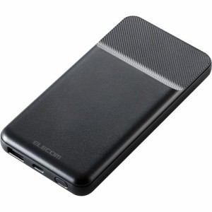エレコム MagSafe対応 モバイルバッテリー PD対応 USB-C*1 ブラック DE-C32-10000BK(1個)[充電器・バッテリー類]