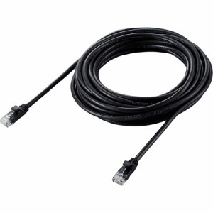 エレコム LANケーブル Cat6A やわらか ツメが折れないカバー 7m ブラック LD-GPAY BK7(1本)[情報家電　その他]