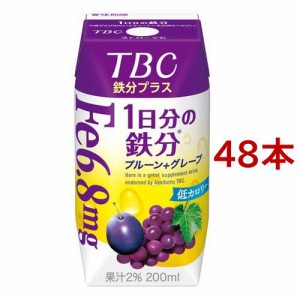 TBC 1日分の鉄分(200ml*48本セット)[ソフトドリンク・清涼飲料　その他]