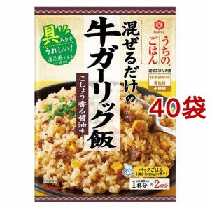 うちのごはん 混ぜごはんの素 牛ガーリック飯(74g*40袋セット)[ふりかけ]