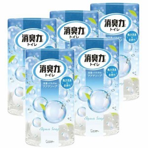 トイレの消臭力 消臭芳香剤 トイレ用 アクアソープの香り(400ml*5個セット)[トイレ用置き型 消臭・芳香剤]