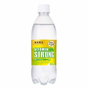 伊藤園 強炭酸水 ビタミン ストロング(500ml*24本入)[国内ミネラルウォーター]