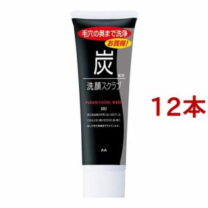 マンダム 炭 洗顔スクラブ(100g*12本セット)[男性用 洗顔料]