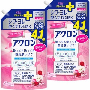 アクロン おしゃれ着洗剤 フローラルブーケの香り 詰め替え ウルトラジャンボ(1590ml*2袋セット)[洗濯洗剤(液体)]