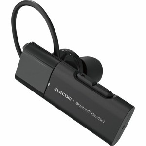 エレコム ヘッドセット Bluetooth 片耳 ハンズフリー Type-C ブラック LBT-HSC10MPBK(1個)[ヘッドセット・イヤホン類]