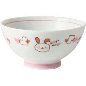 アサヒ興洋 もぐもぐ 茶碗 うさぎ ピンク KD-306(1個)[食器・カトラリー その他]