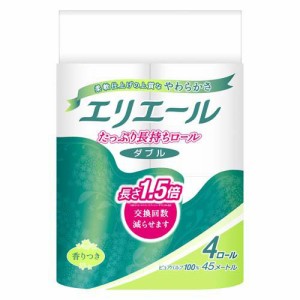 エリエール トイレットティシュー コンパクト ダブル(4ロール)[トイレットペーパー ダブル]