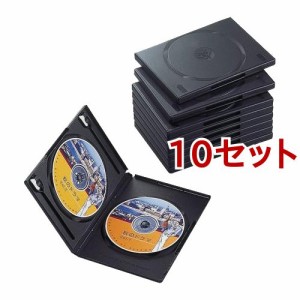 エレコム DVDトールケース CCD-DVD06BK(10個入*10セット)[DVDメディア]