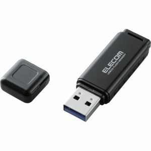 エレコム USBメモリ USB3.0 128GB 高速データ転送 ブラック MF-HSU3A128GBK(1個)[情報家電　その他]