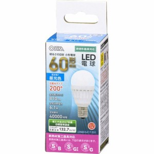 LED電球 小形 E17 60形相当 昼光色 LDA6D-G-E17 IS51(1個)[蛍光灯・電球]