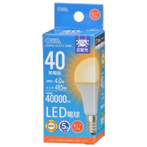 LED電球 小形 E17 40形相当 電球色(1個)[蛍光灯・電球]