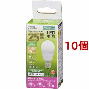 LED電球 小形 E17 25形相当 昼白色 LDA2N-G-E17 IS51(10個セット)[蛍光灯・電球]