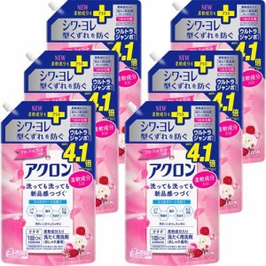 アクロン おしゃれ着洗剤 フローラルブーケの香り 詰め替え ウルトラジャンボ(1590ml*6袋セット)[洗濯洗剤(液体)]