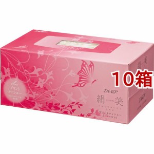 エルモア 絹美(kinubi)パーティーピンク(10箱セット)[箱ティッシュ]