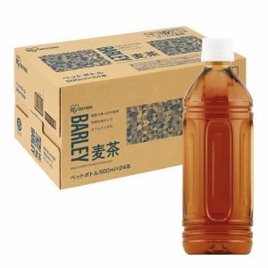 アイリス 麦茶 ラベルレス ペットボトル(500ml×24本)[麦茶]