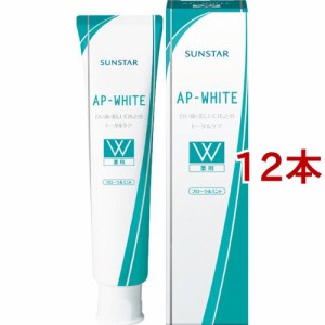 薬用APホワイト フローラルミント(100g*12本セット)[大人用歯磨き粉]