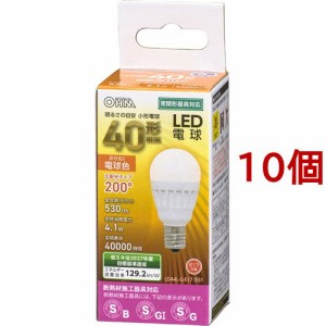 LED電球 小形 E17 40形相当 電球色 LDA4L-G-E17 IS51(10個セット)[蛍光灯・電球]