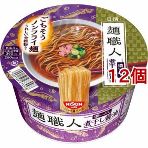 【訳あり】日清麺職人 濃いだし 煮干し醤油(87g*12個セット)[カップ麺]
