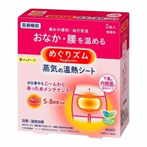 めぐりズム 蒸気の温熱シート 下着の内側面に貼るタイプ(5枚入)[温熱シート]