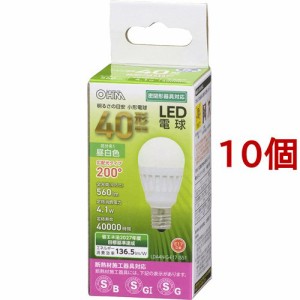 LED電球 小形 E17 40形相当 昼白色 LDA4N-G-E17 IS51(10個セット)[蛍光灯・電球]