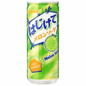 サンガリア はじけてメロンソーダ(250g*30本入)[炭酸飲料]