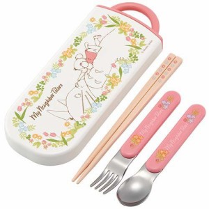 抗菌 子供用 トリオセット 箸＆スプーン＆フォーク トトロ メイといっしょ(1セット)[食器・カトラリー その他]