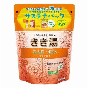 きき湯 食塩炭酸湯 潮騒の香り(360g)[発泡入浴剤・炭酸ガス入り入浴剤]