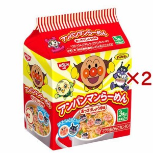 アンパンマンらーめん あっさりしょうゆ味(3食入×2セット(1食30g))[カップ麺]