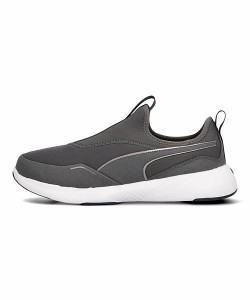 プーマ スリッポン レディース ソフトライドフィールワイド SOFTRIDE FEEL SLIP-ON WIDE PUMA 378019 アスファルト/ブロンズ