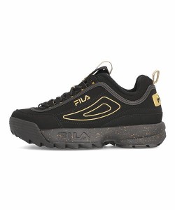 フィラ 厚底 ダッドシューズ スニーカー レディース ディスラプター2スプラッシュ DISRUPTOR 2 SPLASH FILA USS23009 ブラック