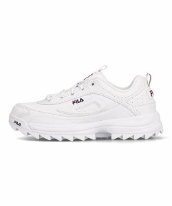 フィラ 厚底 ローカット スニーカー レディース ディストータープレミアム DISTORTER PREMIUM FILA WSS23012 ホワイト