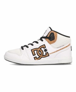 ディーシーシューズ スニーカー レディース ユニバーシティミッドSESN WS UNIVERSITY MID SE SN DC SHOES DW232003 ホワイト/タン