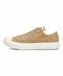 コンバース スニーカー レディース オールスターライトOX ALL STAR LIGHT CORDUROY SLIP OX converse 31306800 ベージュ