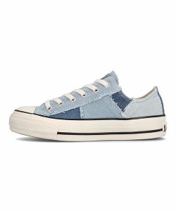 コンバース スニーカー レディース オールスターROX ALL STAR R DENIM PATCHWORK OX converse 1SD410 ライトブルー