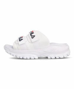 フィラ 厚底 スポーツ ミュール サンダル レディース アウトドアスライド OUTDOOR SLIDE FILA 5SM01799 ホワイト