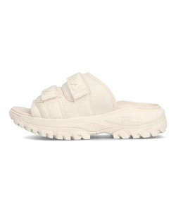 フィラ 厚底 スポーツ ミュール サンダル レディース アウトドアスライド OUTDOOR SLIDE FILA 5SM01799 ベージュ