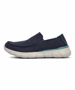 スケッチャーズ スリッポン スニーカー メンズ デルレットアルバート DEL RETTO-ALVERT SKECHERS 210399 ネイビー