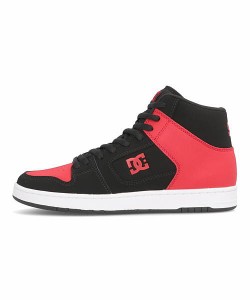 ディーシーシューズ ハイカット スニーカー メンズ マンテカ4HI MANTECA 4 HI DC SHOES DM231001 ブラック/レッド