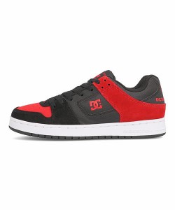 ディーシーシューズ ローカット スニーカー メンズ マンテカSE MANTECA SE DC SHOES DM231006 ブラック/ブラック/レッド