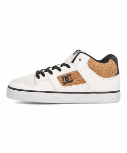 ディーシーシューズ ハイカット スニーカー メンズ ピュアミッドSN PURE MID SN DC SHOES DM232018 ホワイト/タン