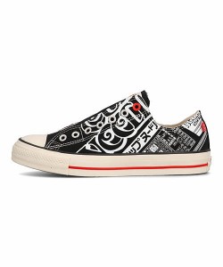 コンバース スニーカー メンズ オールスターRカップヌードルスリップOX ALL STAR R CUPNOODLE SLIP OX converse 1SD272 ブラック