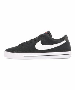 ナイキ スニーカー メンズ コートレガシースエード COURT LEGACY SUEDE NIKE DH0956 ブラック/ホワイト/ガムライトブラウン