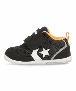 コンバース ベビーシューズ スニーカー 女の子 ミニRS2 MINI RS 2 converse 37302441 ブラック/オレンジ