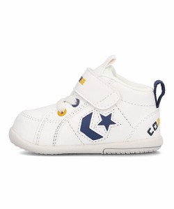 コンバース ベビーシューズ スニーカー 女の子 ミニインチスター MINI INCHSTAR converse 37302591 ホワイト/ネイビー/オレンジ