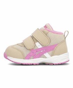 アシックス SUKU2 スクスク スニーカー 女の子 GDランナーベビーMSMID2 GD.RUNNER BABY MS-MID 2 asics 1144A282 ベージュ/ピンク