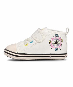 コンバース スニーカー 女の子 ベビーオールスターNタマゴッチV-1 BABY ALL STAR N TAMAGOTCHI V-1 converse 7SD783 ホワイト