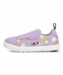 ルコックスポルティフ ベビーシューズ スニーカー 女の子 ラローラン2Fアート LA ROLAND 2 F ART le coq sportif QL5WJC56PL パープル/ラ